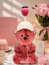 Limited Edition Pink Bear Glass Cup