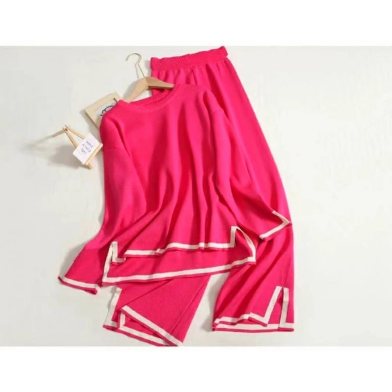 💕Classy Elastic Knit Lounge Set